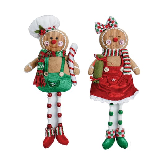 Santa's Workshop 18" Christmas Gingerbread Set